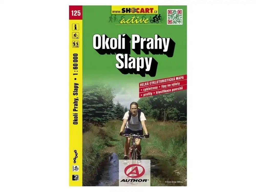 Zlevněný Mapa SHOCART č. 125 okolí Prahy - Slapy - cyklo 1 : 60 000