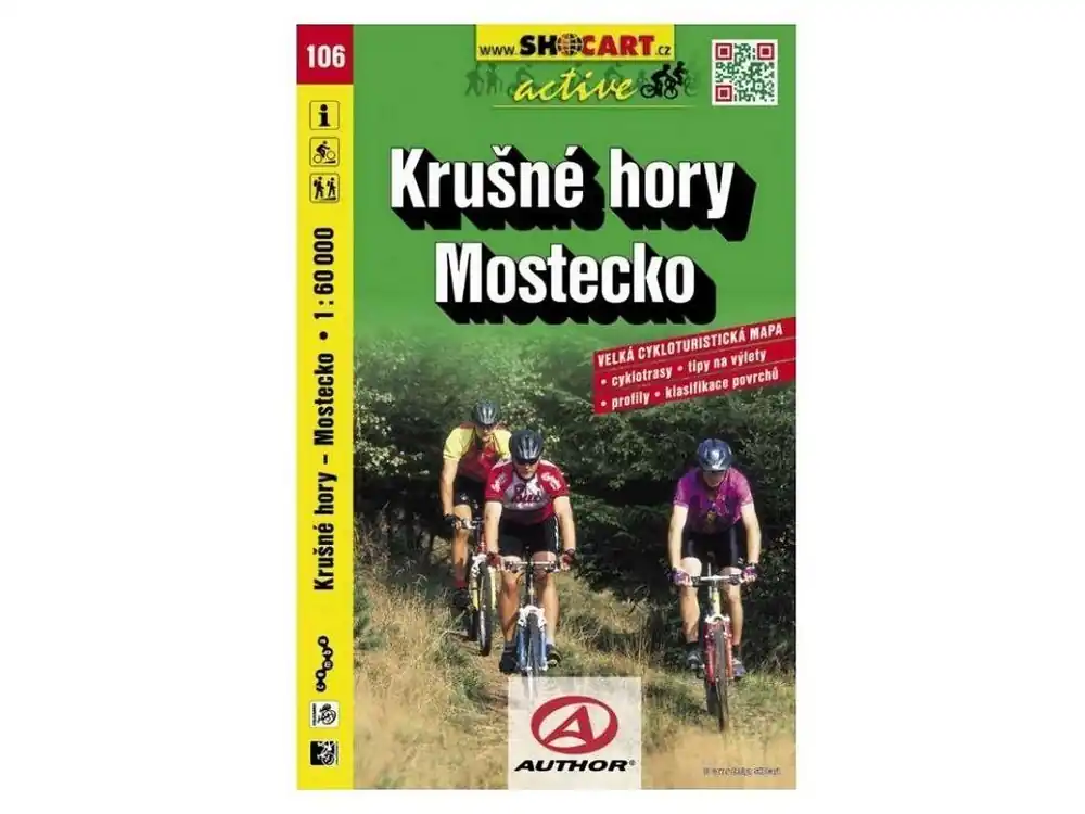 Cenově Výhodný Mapa SHOCART č. 106 Krušné hory, Mostecko - cyklo 1 : 60 000