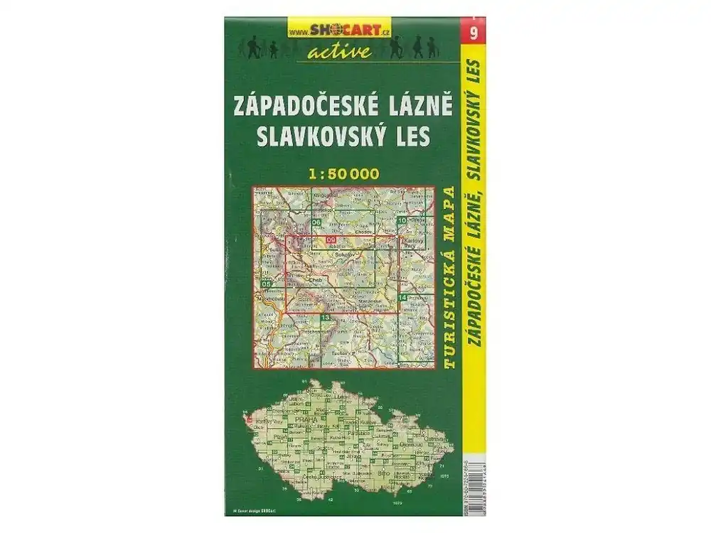 Výhodná Nabídka Mapa SHOCART č.009 Západočeské lázně - turistická 1 : 50 000