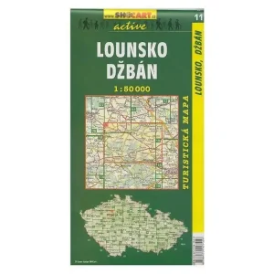 Cenový Hit Mapa SHOCART č. 011 Lounsko, Džbán - turistická 1 : 50 000