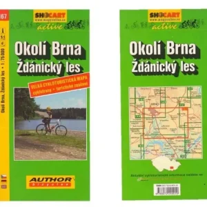 Výprodej Mapa SHOCART č. 167 Okolí Brna, Ždánický les - cyklo 1 : 75 000