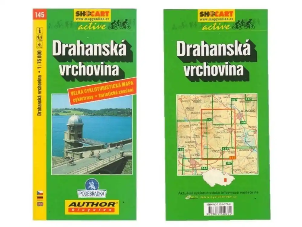 Cenová Bomba Mapa SHOCART č. 145 Drahanská vrchovina - cyklo 1 : 75 000