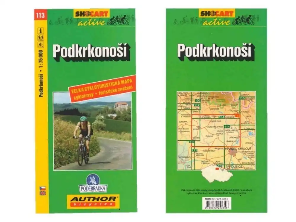 Mapa SHOCART č. 113 Podkrkonoší - cyklo 1 : 75 000 Expresní Doručení