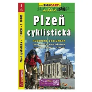 Dokud Zásoby Vydrží Mapa SHOCART Plzeň - cyklistická 1 : 40 000 \\/ 1 : 18 000