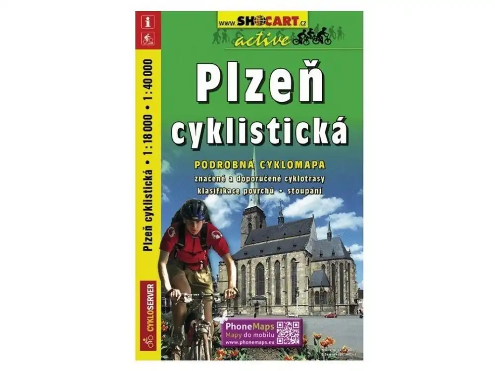 Dokud Zásoby Vydrží Mapa SHOCART Plzeň - cyklistická 1 : 40 000 \\/ 1 : 18 000