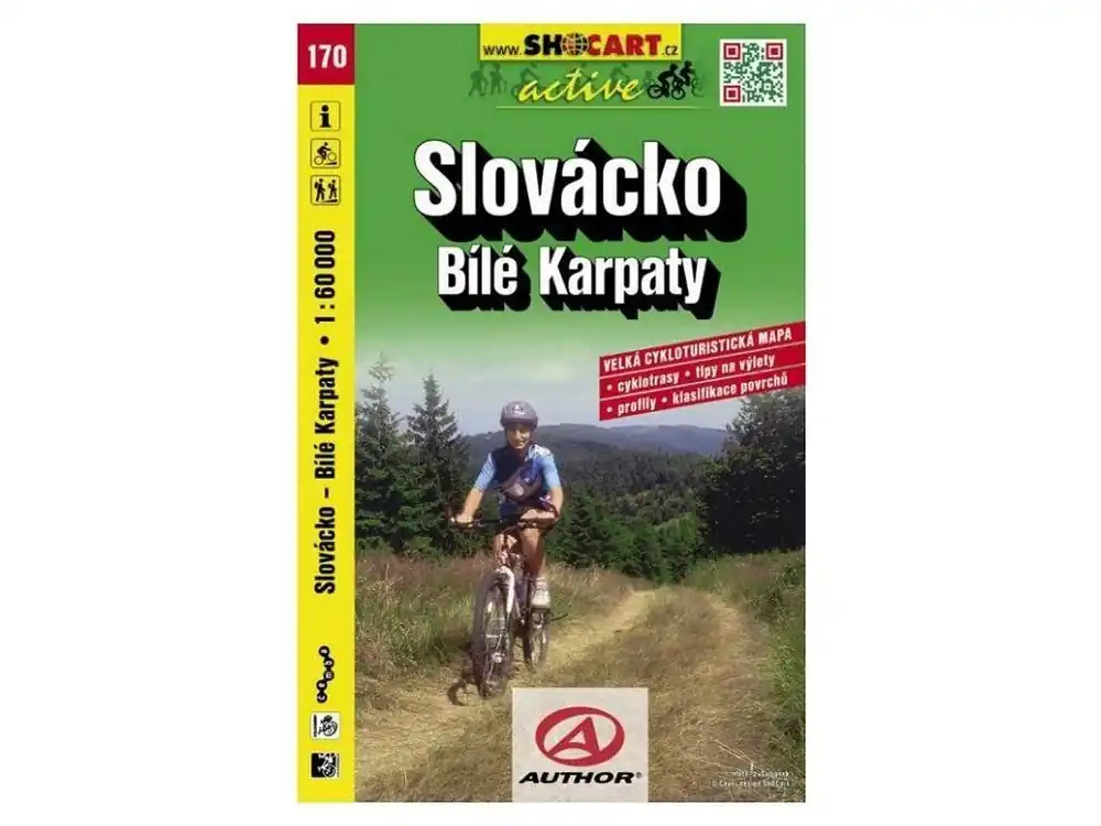 Horká Nabídka Mapa SHOCART č. 170 Slovácko, Bílé Karpaty - cyklo 1 : 60 000