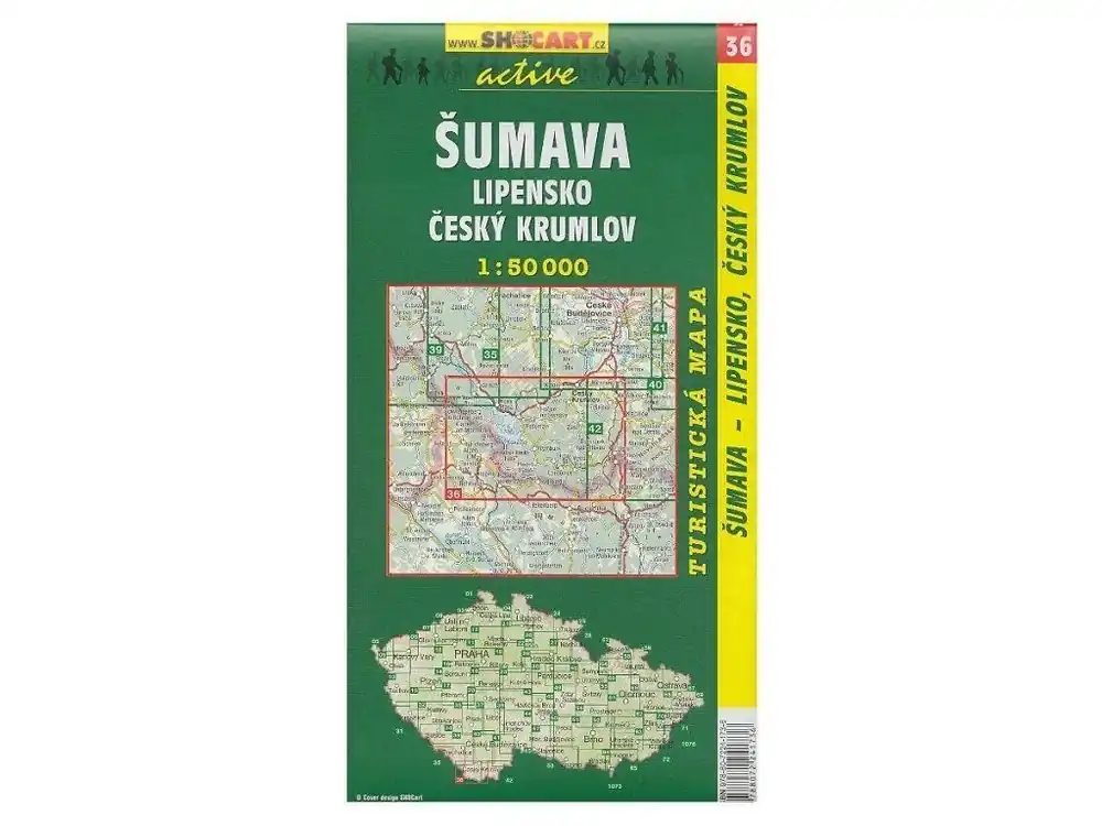 Mapa SHOCART č. 036 Šumava Lipensko - turistická 1 : 50 000 Rychlé Dodání