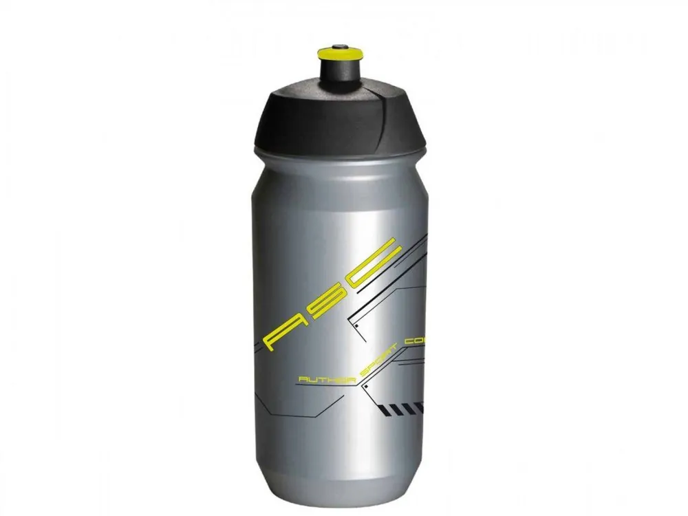 Lahev na kolo AUTHOR ASC Shiva X9 600 ml stříbrná-žlutá neon Expresní Doručení