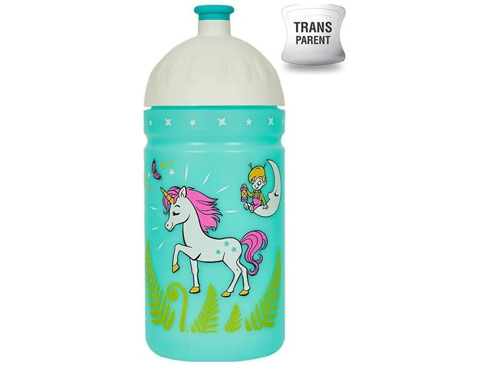 Lahev na kolo R+B Zdravá lahev 500 ml jednorožec a víly Speciální Cena