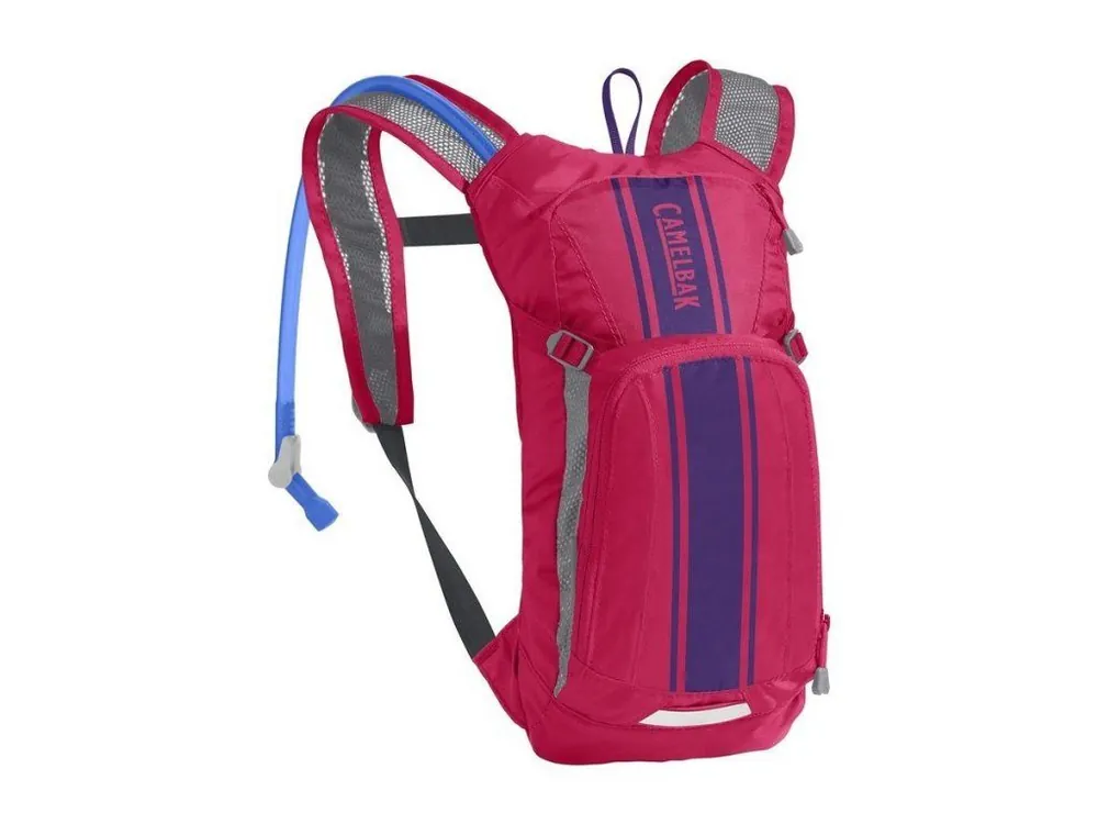 Batoh na kolo CAMELBAK Mini MULE dětský 1,5l hot pink-purple stripe Dokud Zásoby Vydrží