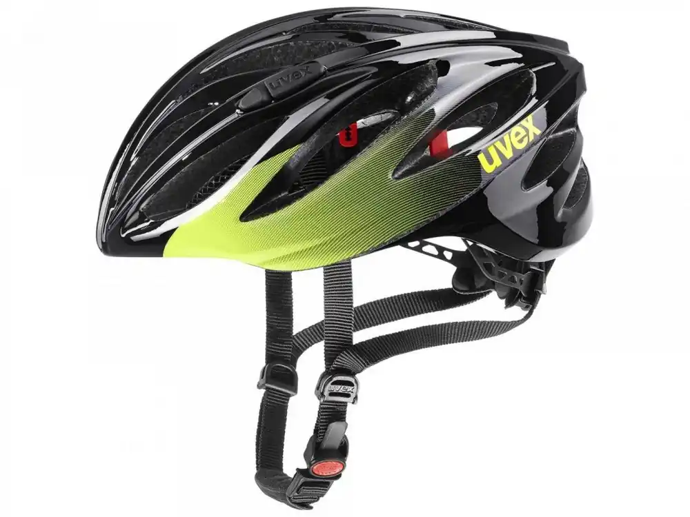Přilba na kolo UVEX Boss Race black-lime Akce