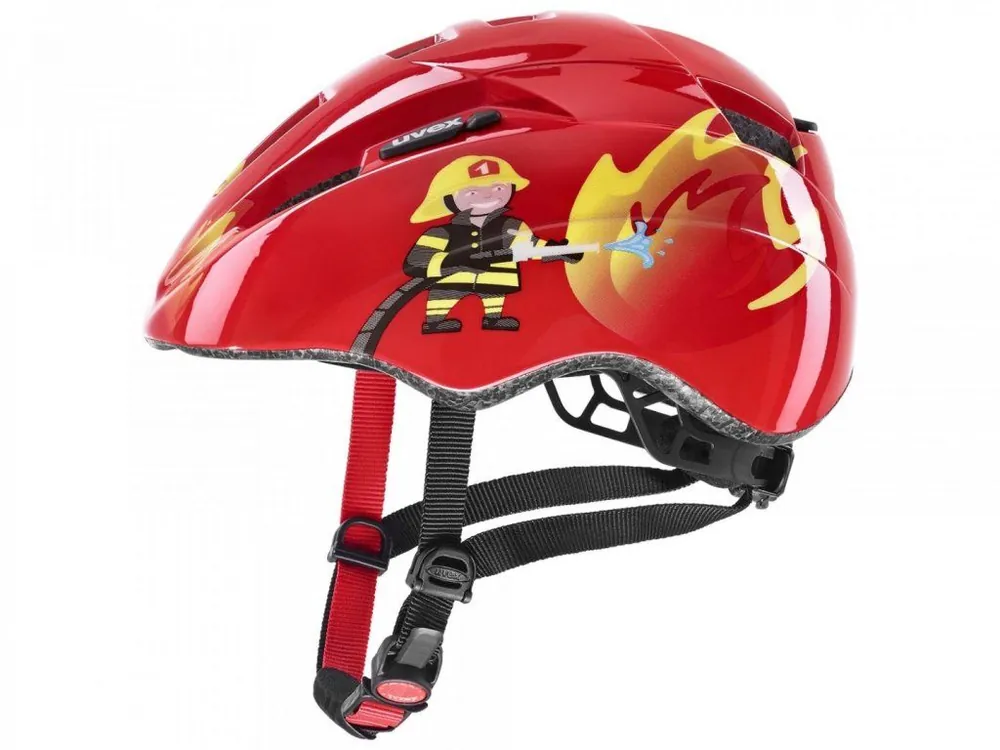 Přilba na kolo UVEX Kid 2 red fireman Víkendová Akce